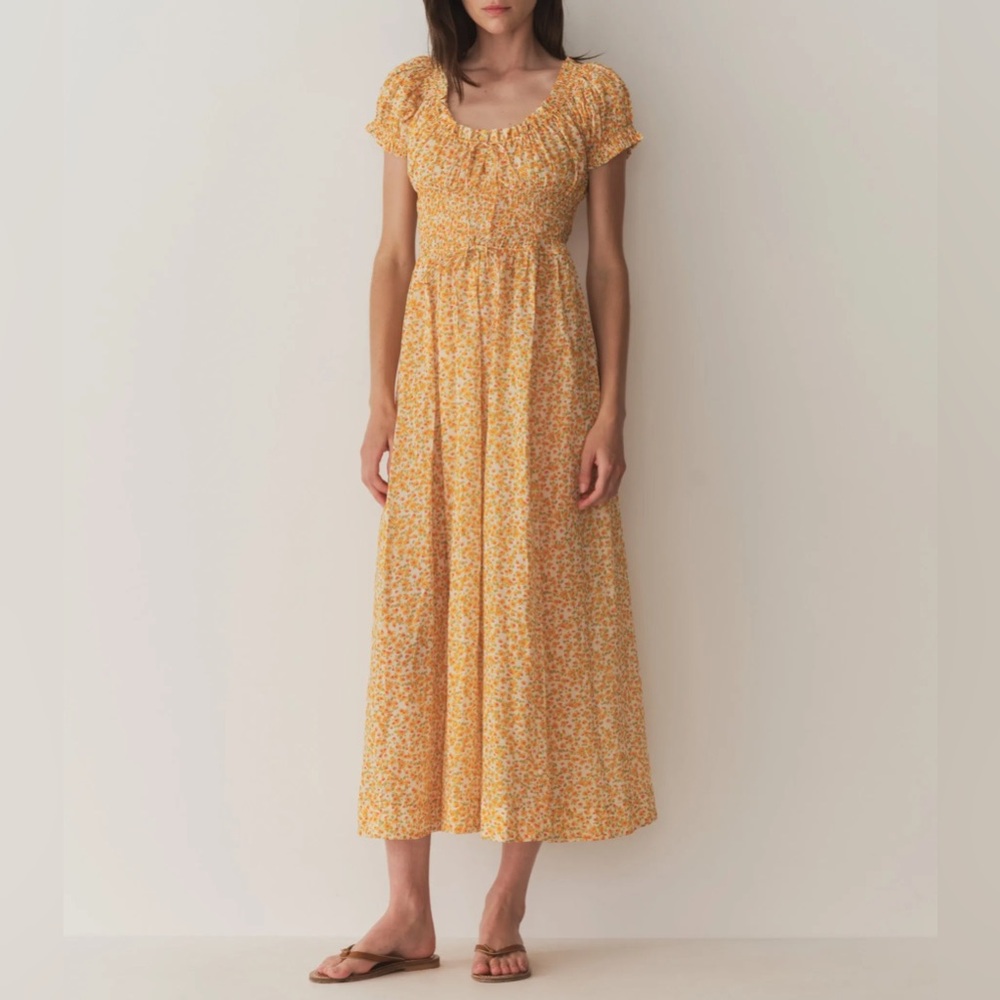 Doen Ashlynn Midi Dress Clementine Daisy Fields